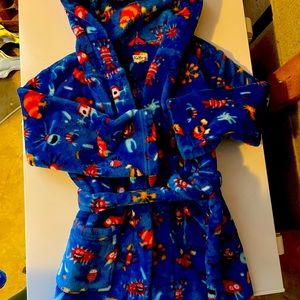 Two Hatley minkee dressing gowns